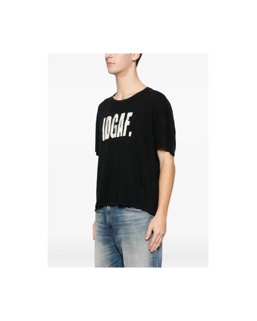 R13 Black T-Shirts for men