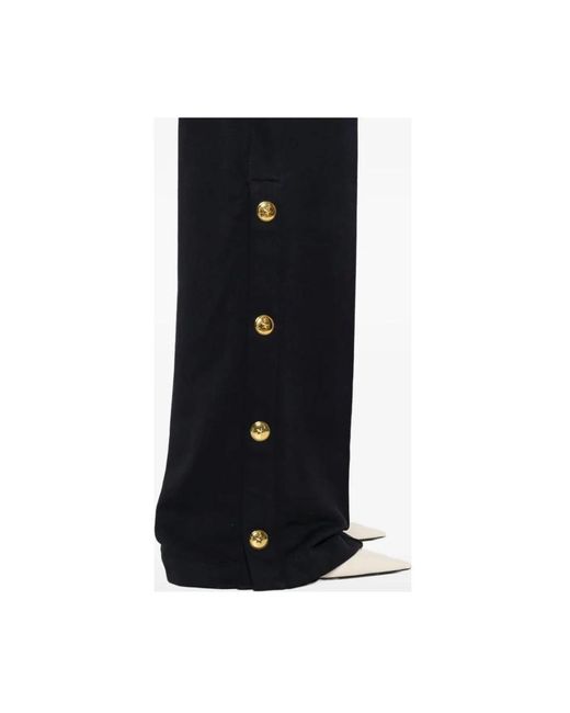 Pinko Black Wide Trousers