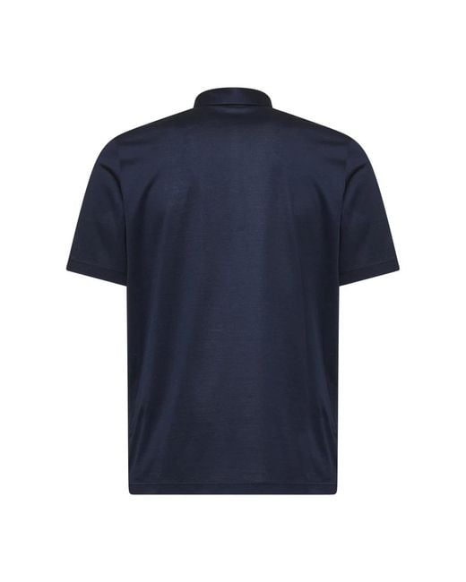 D4.0 Blue Polo Shirts for men