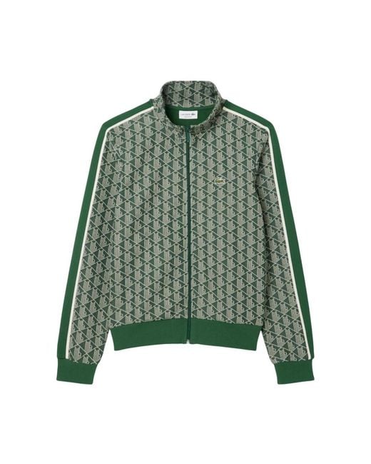 Lacoste Green Zip-Throughs for men
