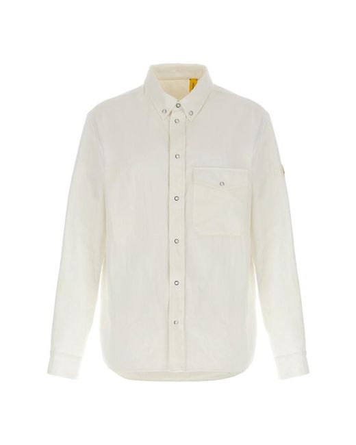 Moncler White Light Jackets for men