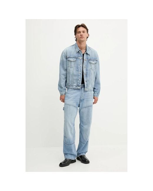 Denim Jackets Won Hundred de hombre de color Blue