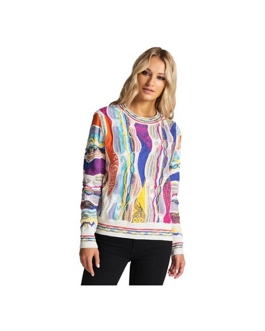 carlo colucci Multicolor Conteduca Intarsienpullover