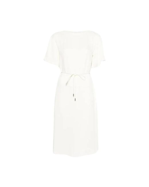 Herno White Midikleid