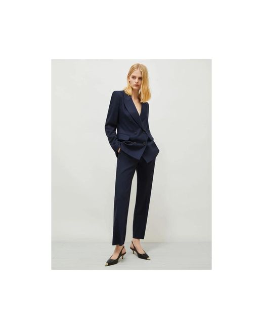 Marella Jassen ,Blauw ,Array Midi Jurk in het Blue
