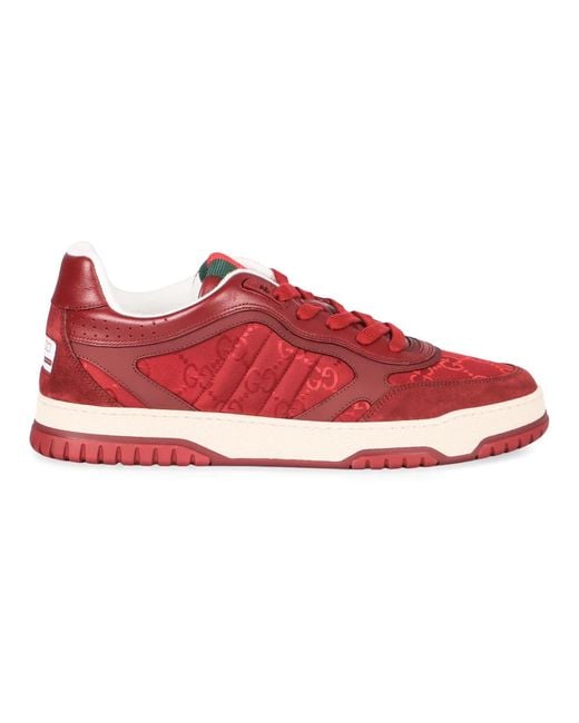 Gucci Red Re-Web Sneaker for men