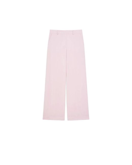 Weekend by Maxmara Wollen Broek in het Pink