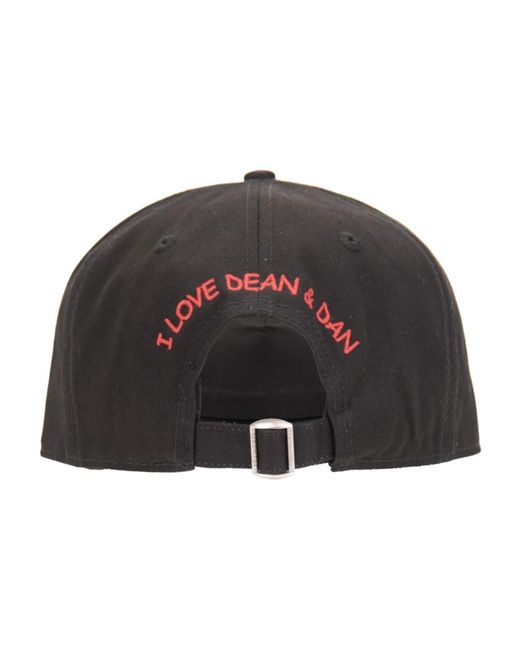 DSquared² Black Baseball Cap