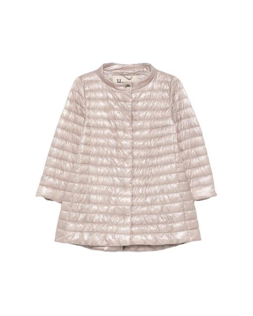 Herno Jassen ,Roze ,Rossella Jacket in het Natural
