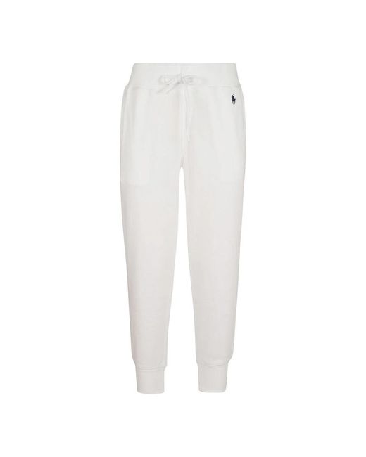 Polo Ralph Lauren White Sweatpants