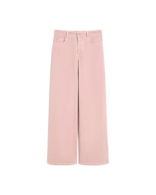 Weekend by Maxmara Pink Wide Jeans