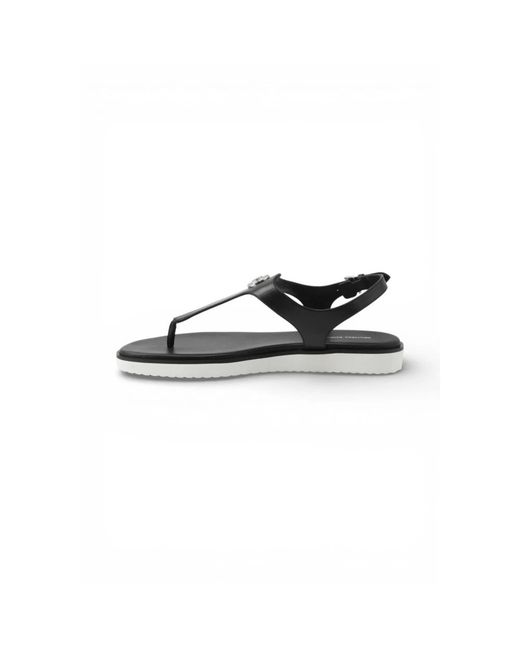 Michael Kors Black Flat Sandals
