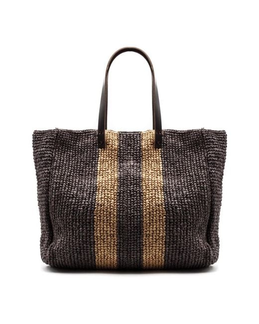 P.A.R.O.S.H. Black Shopping Bags
