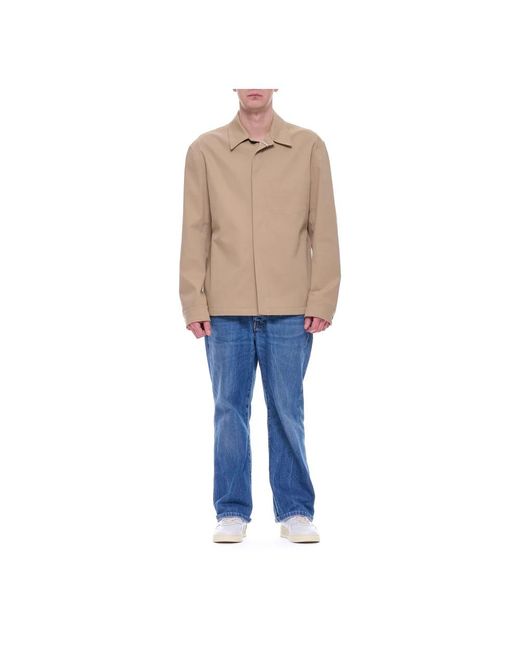 Cellar Door Jassen ,Katoen Teo Jacket in het Natural voor heren