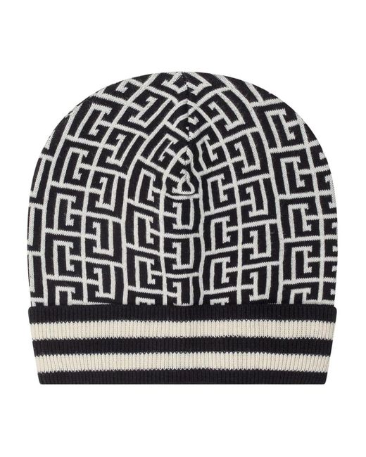 Balmain Accessoires ,Zwart ,Katoen Baret in het Black