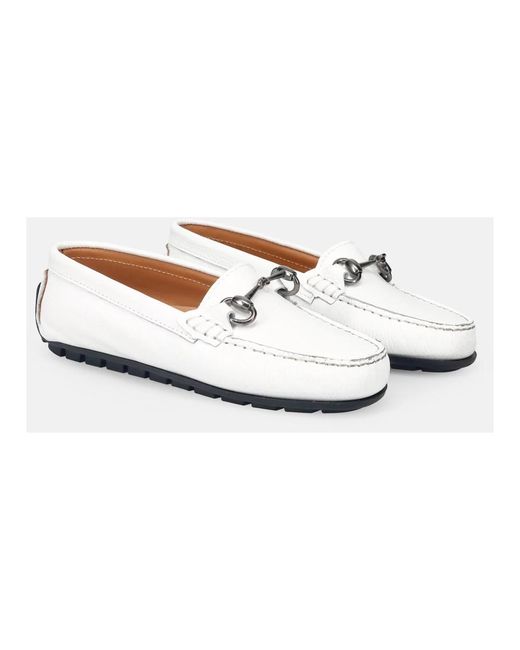 Sangiorgio White Loafers