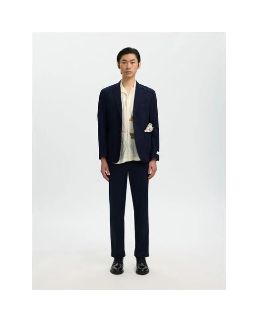 Blazers SELECTED pour homme en coloris Blue