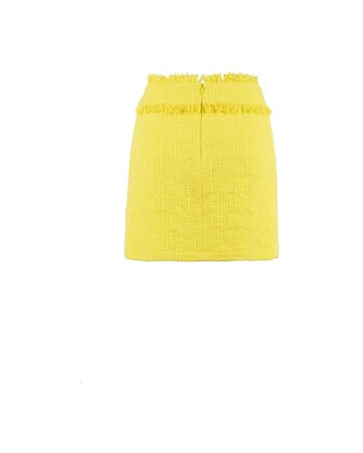 Nenette Yellow Short Skirts