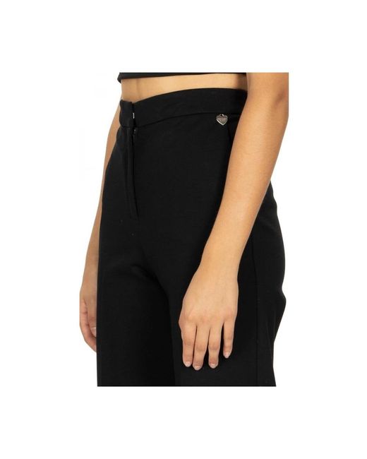 Twin Set Black Straight Trousers