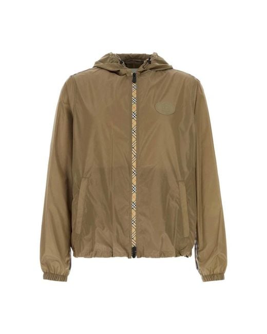 Burberry Green Bomber Jackets for men