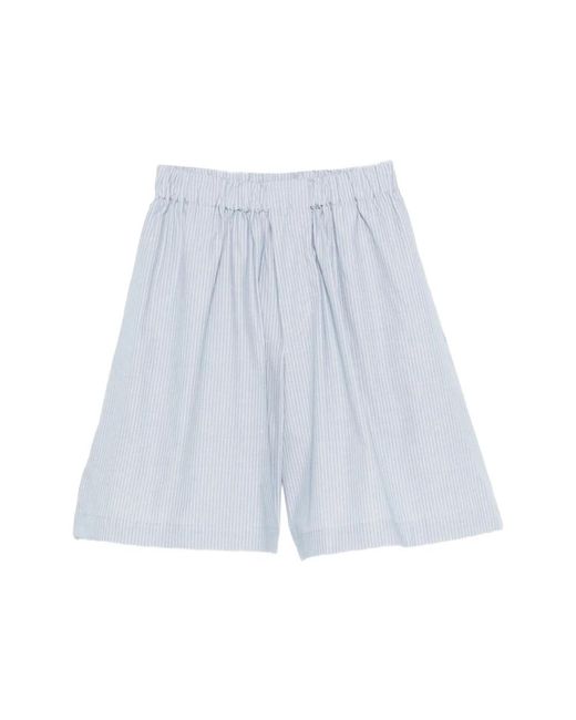 Baserange Blue Casual Shorts