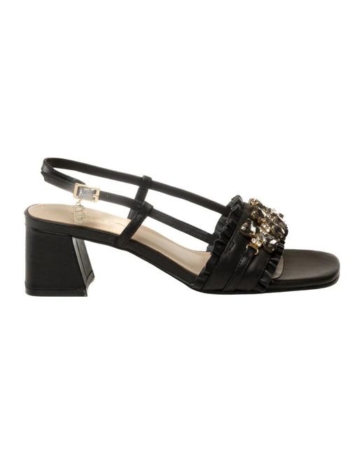 Tosca Blu Black High Heel Sandals