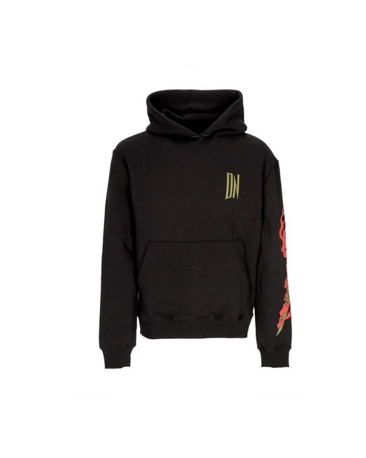 DOLLY NOIRE Zwarte Ryu Dragon Hoodie Met Kangoeroezak in het Black voor heren