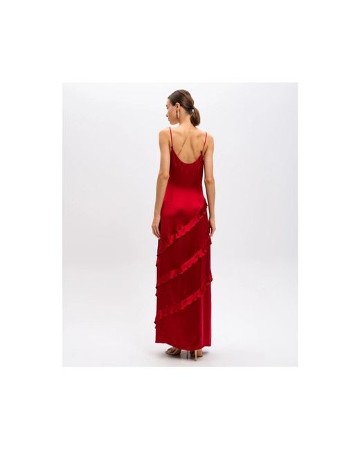 Twinset Red Maxi Dresses