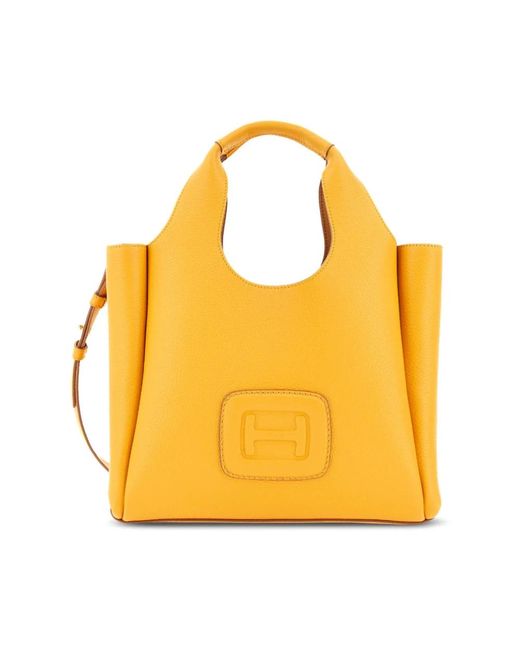 Hogan Yellow Tote Bags
