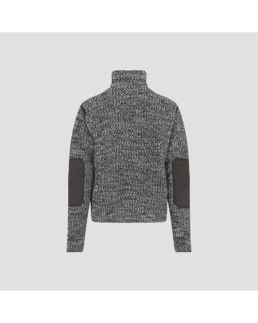 Moncler Wollen Coltrui Met Ritssluiting in het Gray voor heren