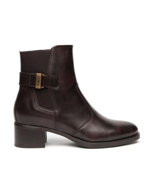 Nero Giardini Brown Heeled Boots