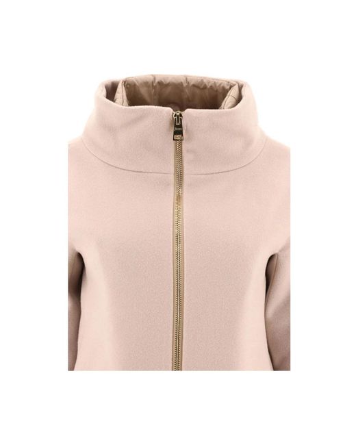 Coats > single-breasted coats Herno en coloris Pink