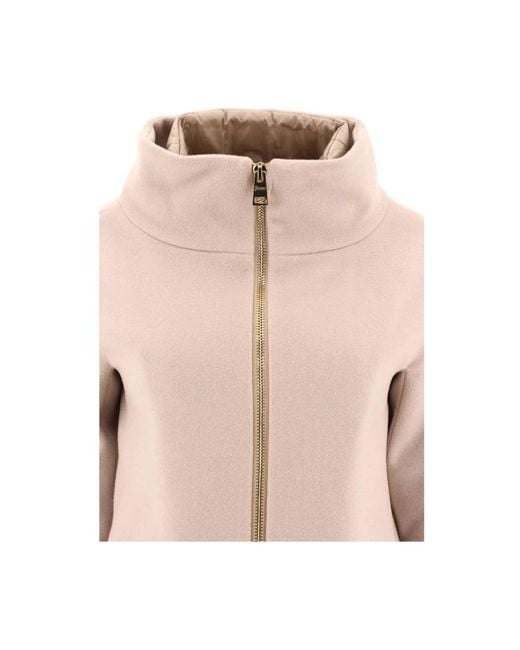 Herno Pink Single-Breasted Coats