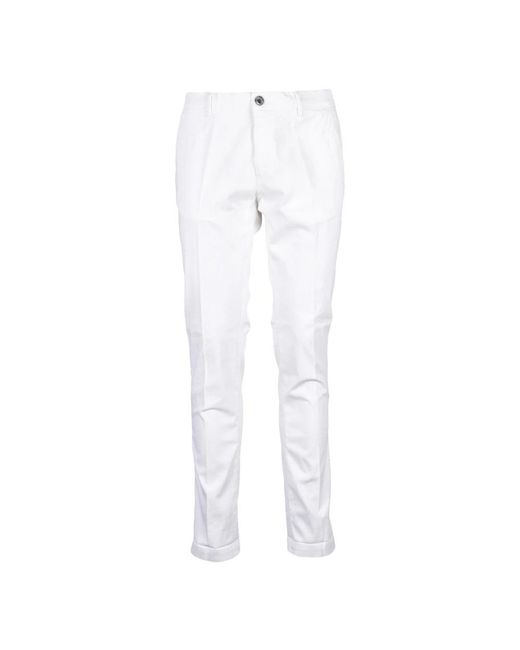 Mason's White Chinos for men