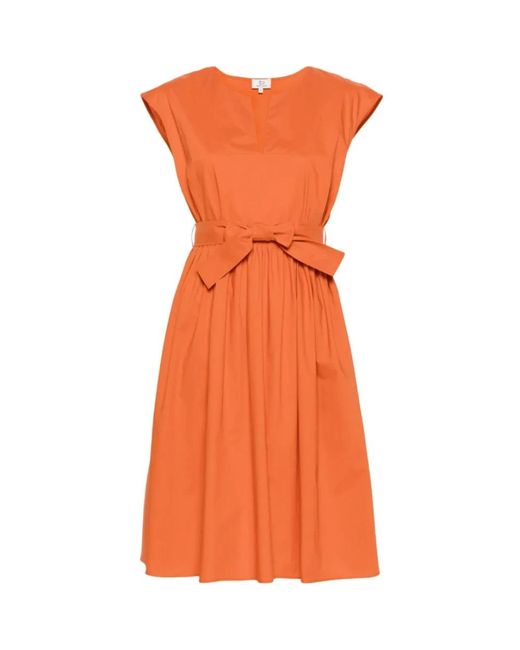 Woolrich Orange Midi Dress
