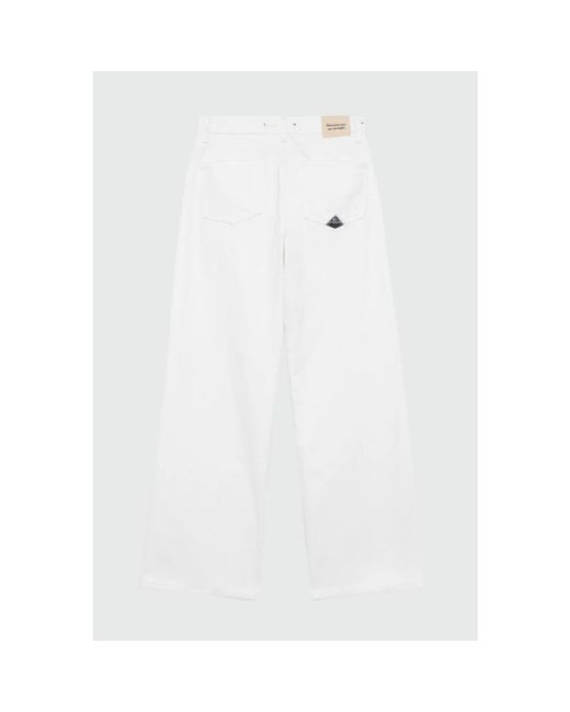 Roy Rogers White Wide Trousers