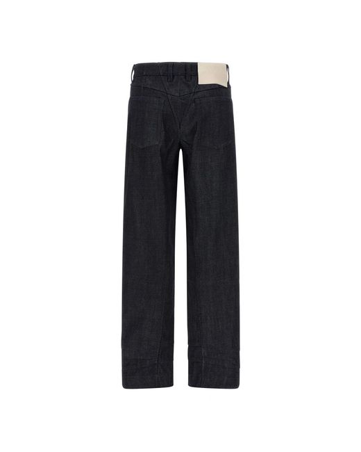 Jil Sander Blue Straight Fit Jeans