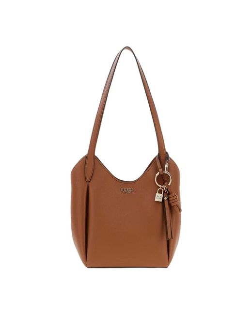 Guess Brown Shoulder Bags