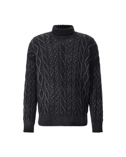 Avant Toi Blue Turtlenecks for men