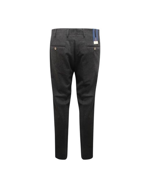 Santaniello Gray Slim-Fit Trousers for men
