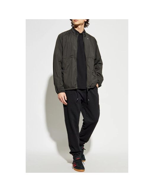 Stone Island Polo Met Logo Patch in het Black voor heren
