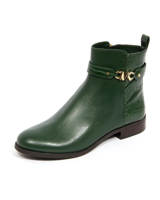 Michael Kors Green Ankle Boots