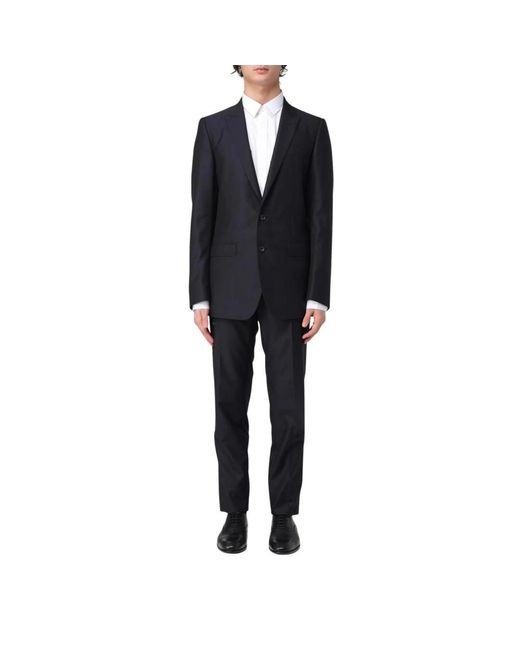 Single Breasted Suits Dolce & Gabbana de hombre de color Black