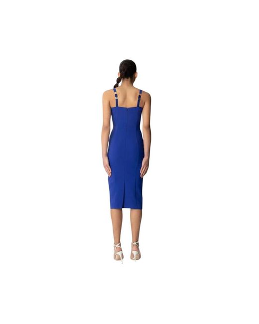 Elisabetta Franchi Blue Short dresses,midi dresses