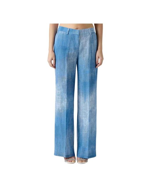 Ermanno Scervino Blue Wide Jeans