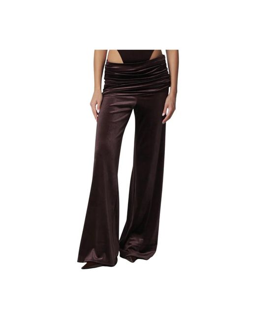 ANDAMANE Black Wide Trousers