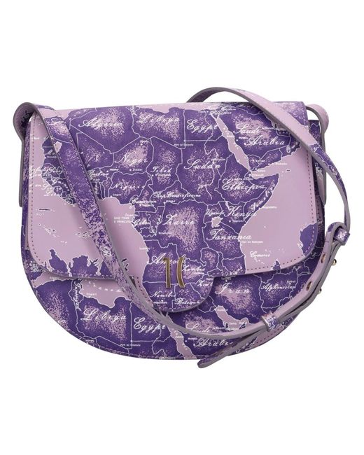 Alviero Martini 1A Classe Purple Cross Body Bags