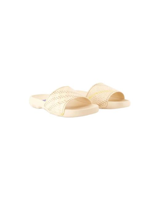 Burberry Natural Sliders