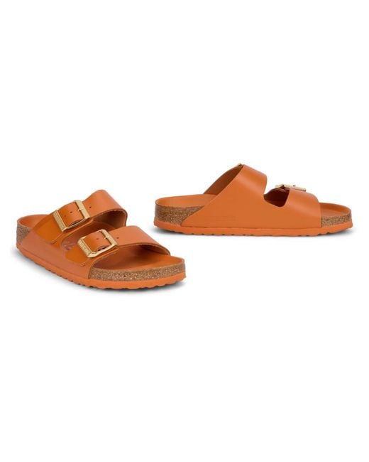 Birkenstock Brown Sliders