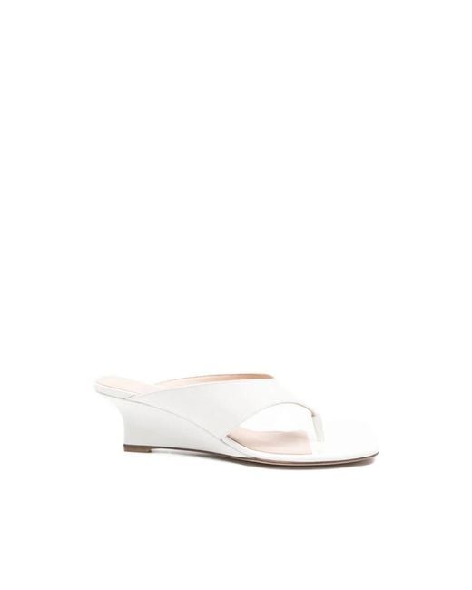 Stuart Weitzman White Wedges